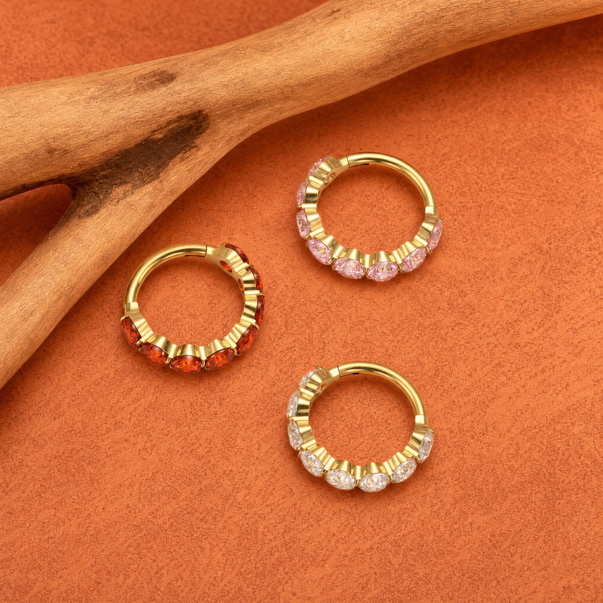 ZOOR F136 Titanium Luxury Zirc - Zoor Body Jewelry บทวิจารณ์และราคา
