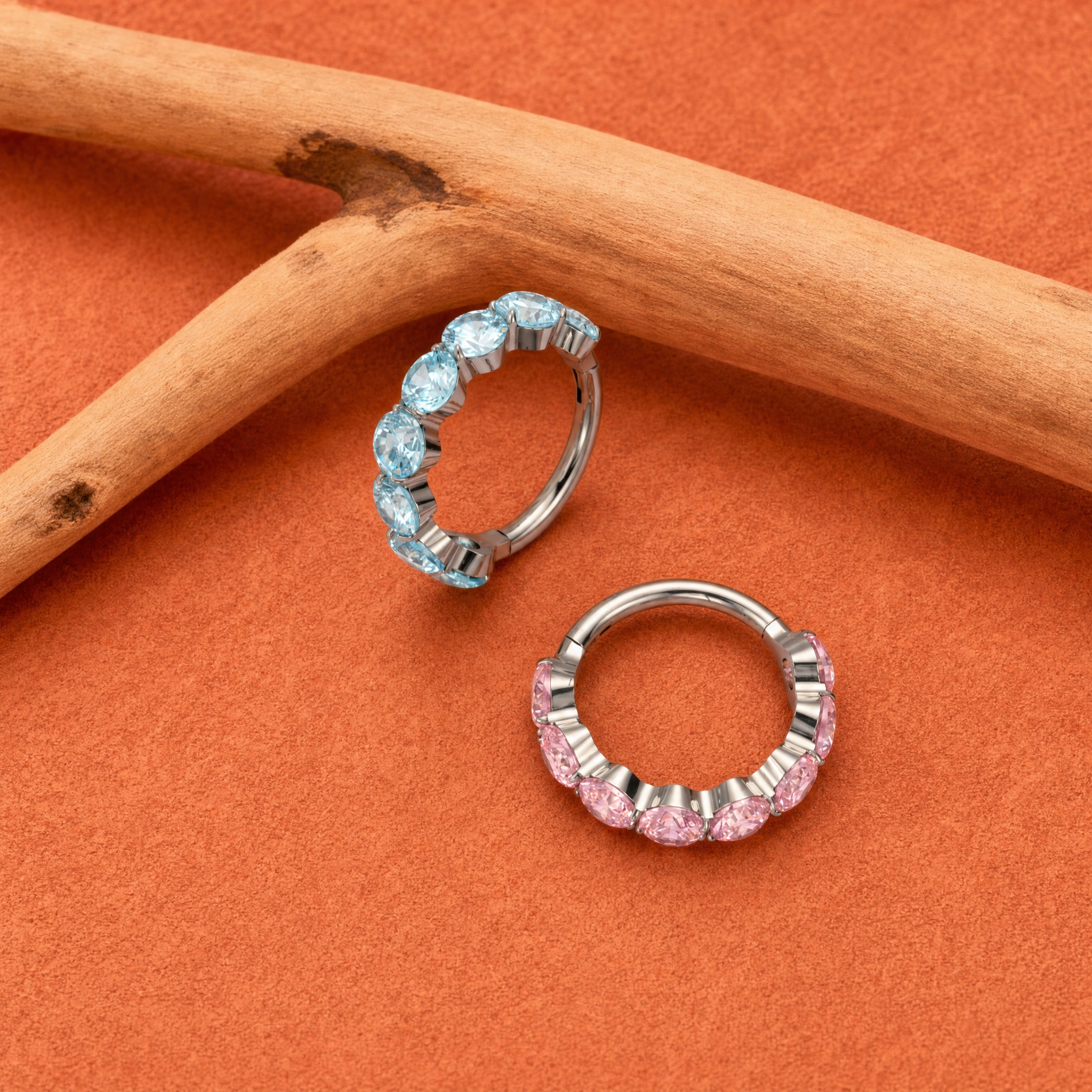 ZOOR F136 Titanium Luxury Zirc - Zoor Body Jewelry บทวิจารณ์และราคา