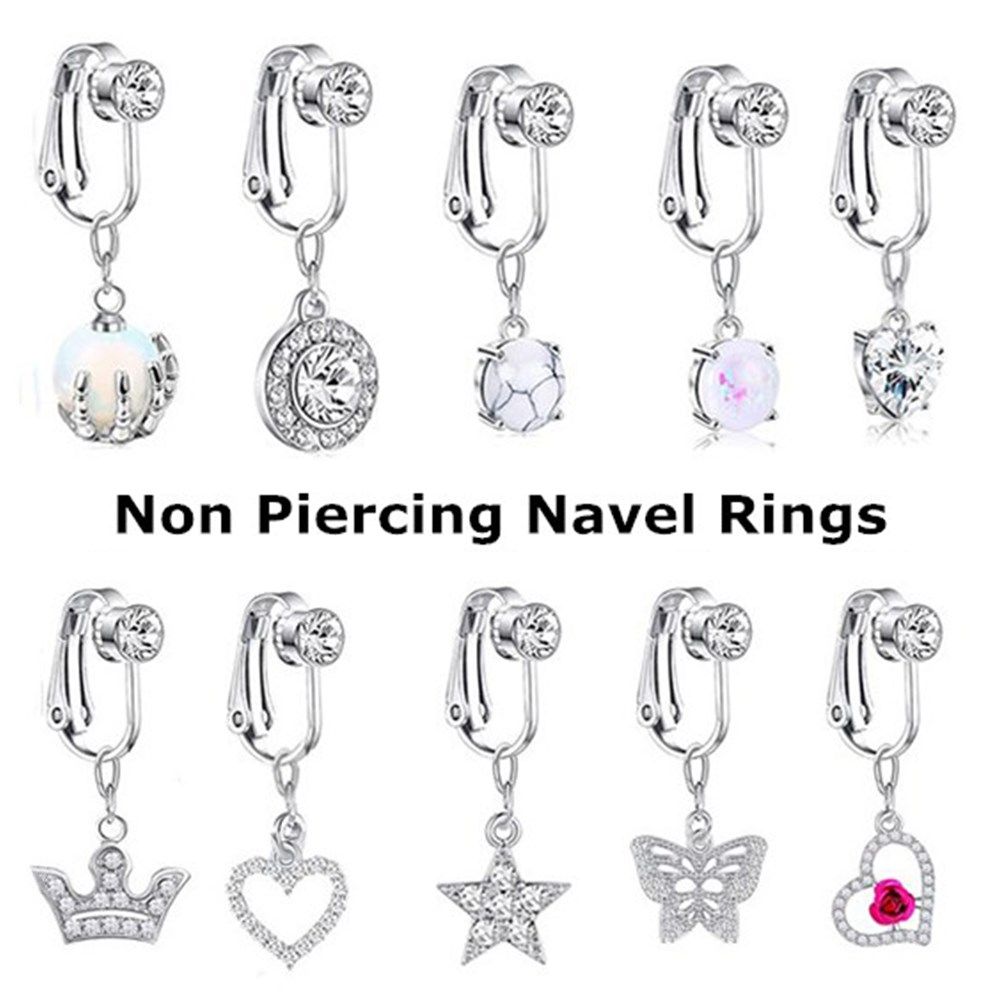 Accessories Clip On Earrings C - Body Jewelry And Earrings บทวิจารณ์และราคา