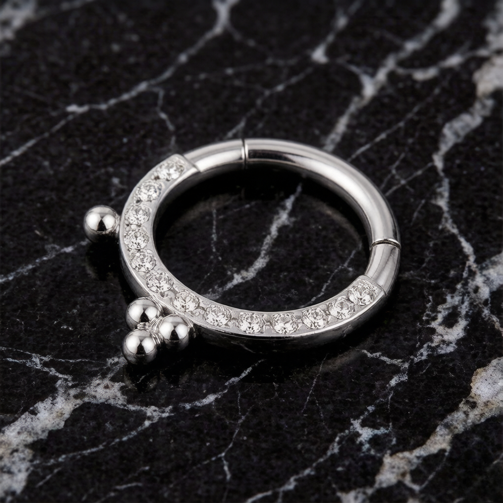 G23 Titanium Nose Ring Piercin - Body Jewelry For Sensitive Skin บทวิจารณ์และราคา
