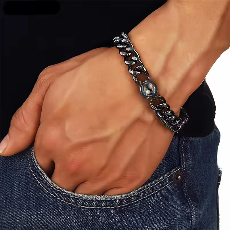 with Personalized Photo Projec - Body Jewelry Titanium บทวิจารณ์และราคา