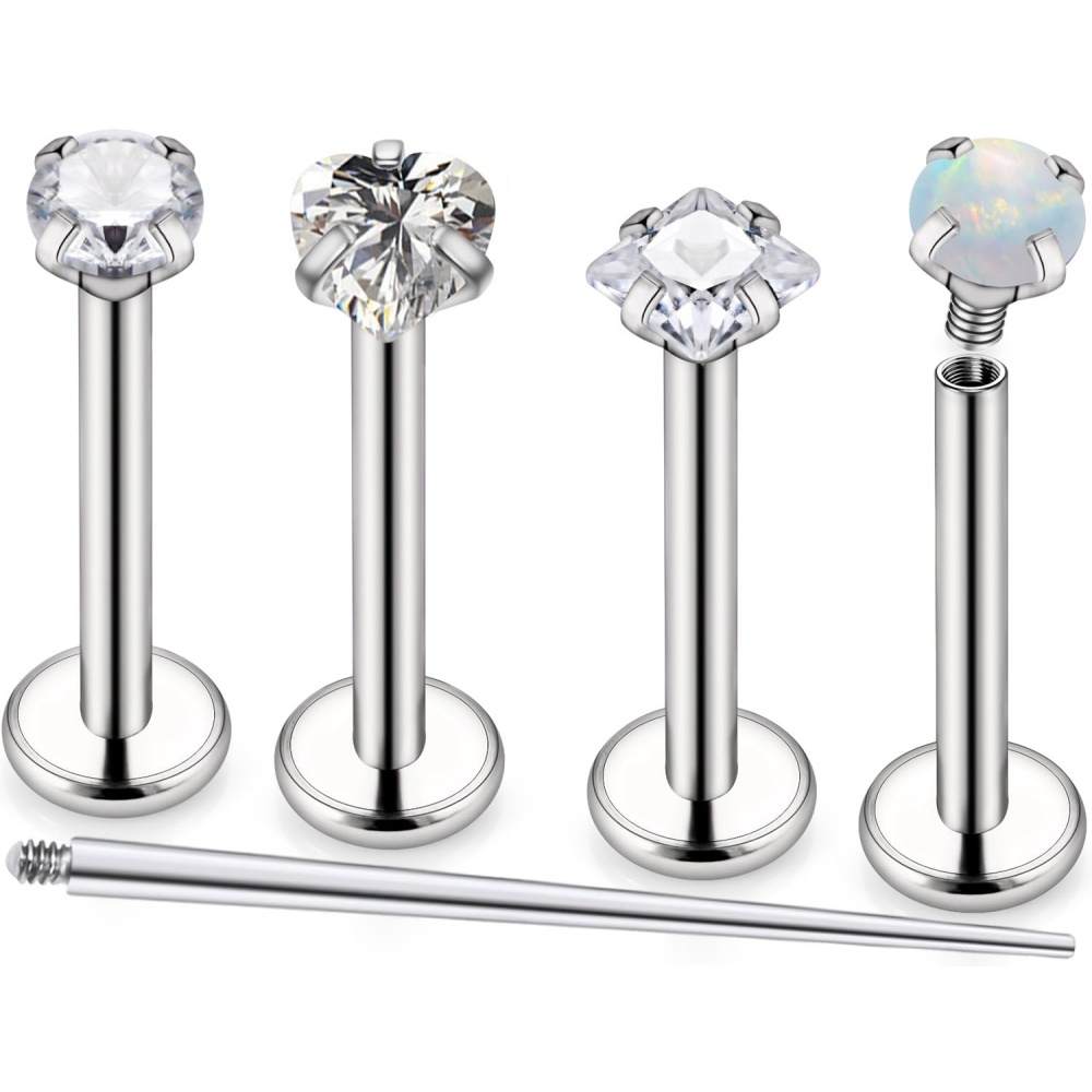16G Stainless Steel Nose Rings - Body Jewelry For Sensitive Skin บทวิจารณ์และราคา