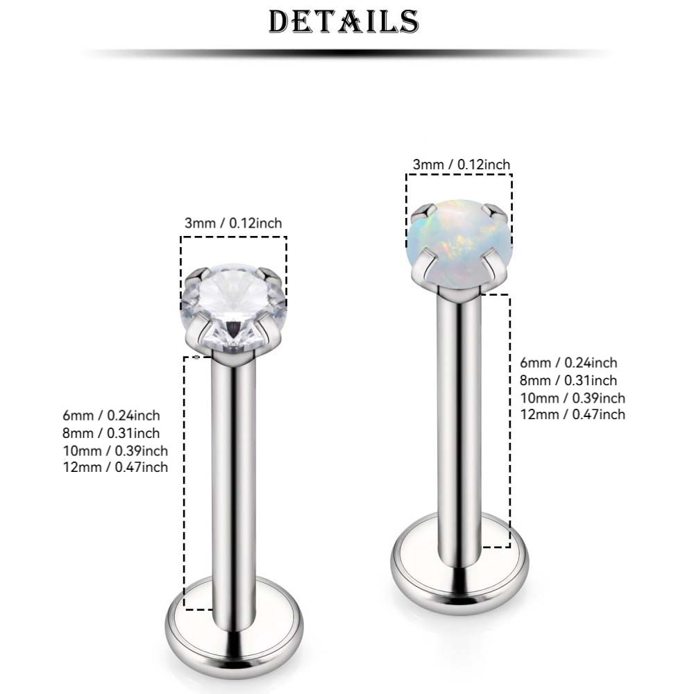 16G Stainless Steel Nose Rings - Body Jewelry For Sensitive Skin บทวิจารณ์และราคา
