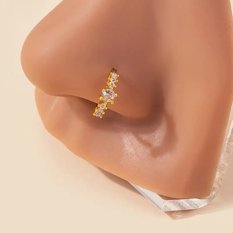 Simple Single Row Geometric S9 - Yellow Body Jewelry บทวิจารณ์และราคา