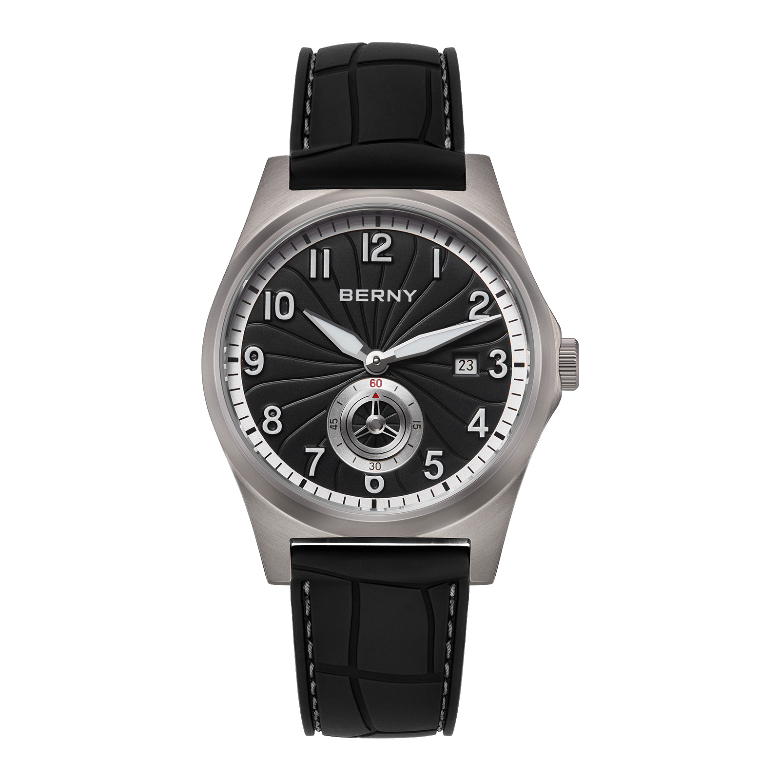 BERNY Men's Titanium Automatic - Body Jewelry Titanium บทวิจารณ์และราคา