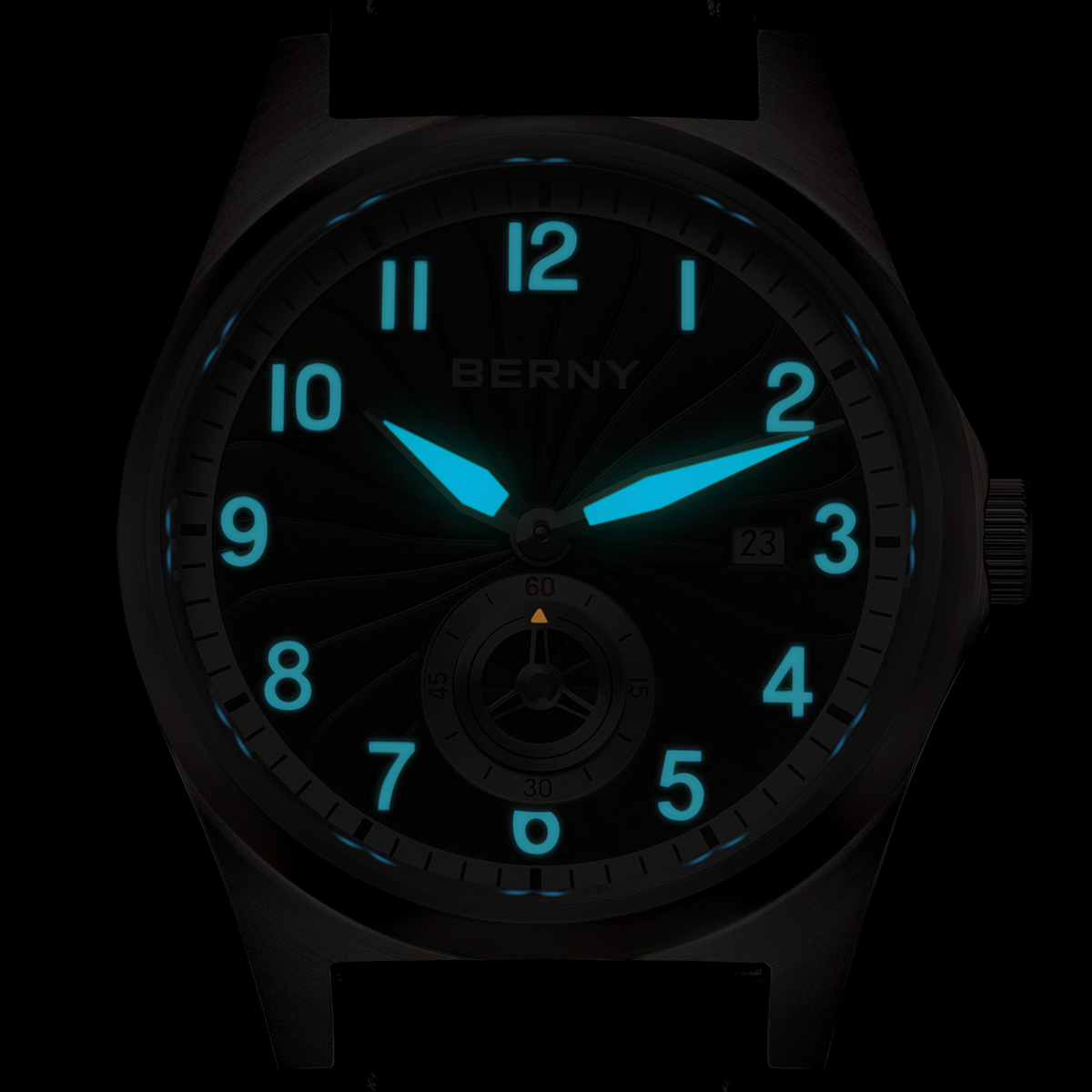 BERNY Men's Titanium Automatic - Body Jewelry Titanium บทวิจารณ์และราคา