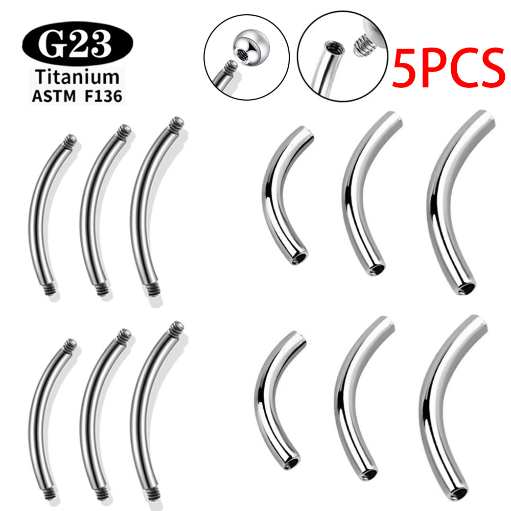 5 Pcs/Lot ASTM F136 Titanium I - Zoor Body Jewelry บทวิจารณ์และราคา