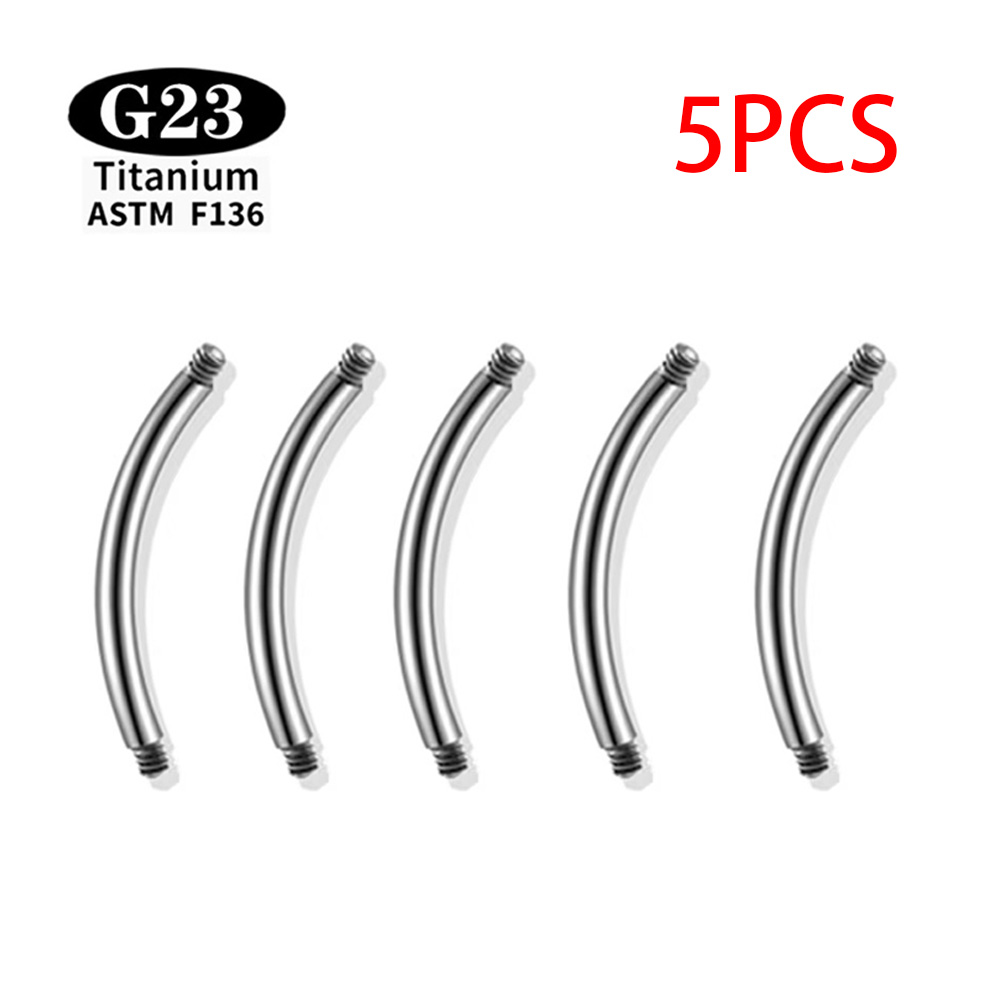 5 Pcs/Lot ASTM F136 Titanium I - Zoor Body Jewelry บทวิจารณ์และราคา