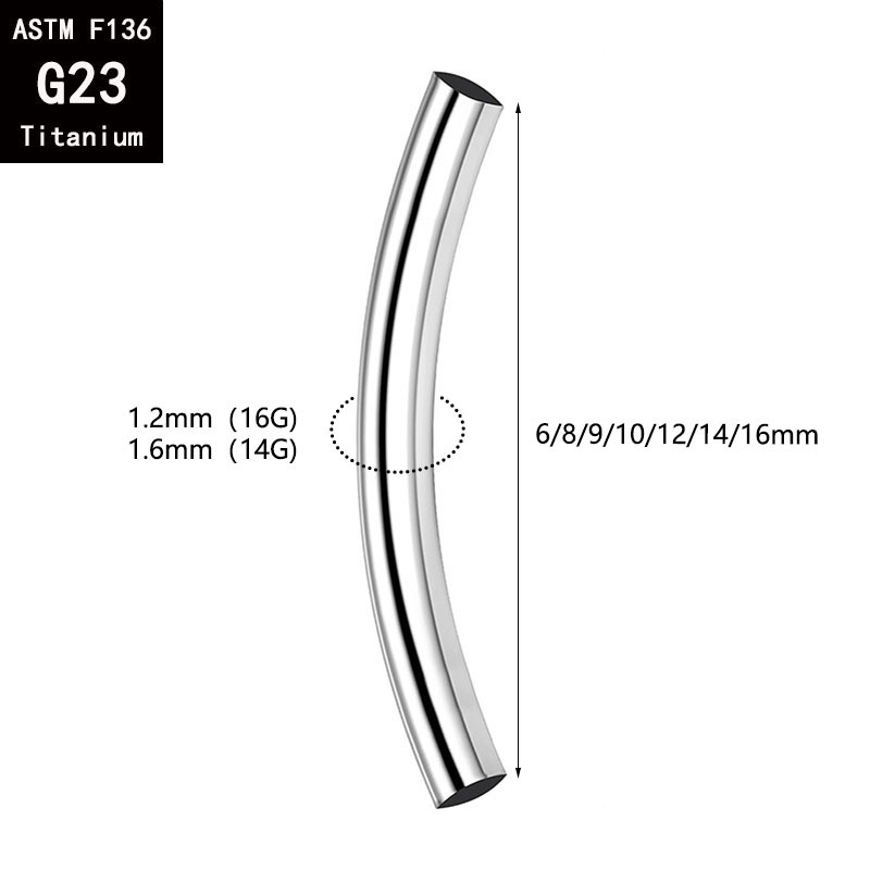 5 Pcs/Lot ASTM F136 Titanium I - Zoor Body Jewelry บทวิจารณ์และราคา