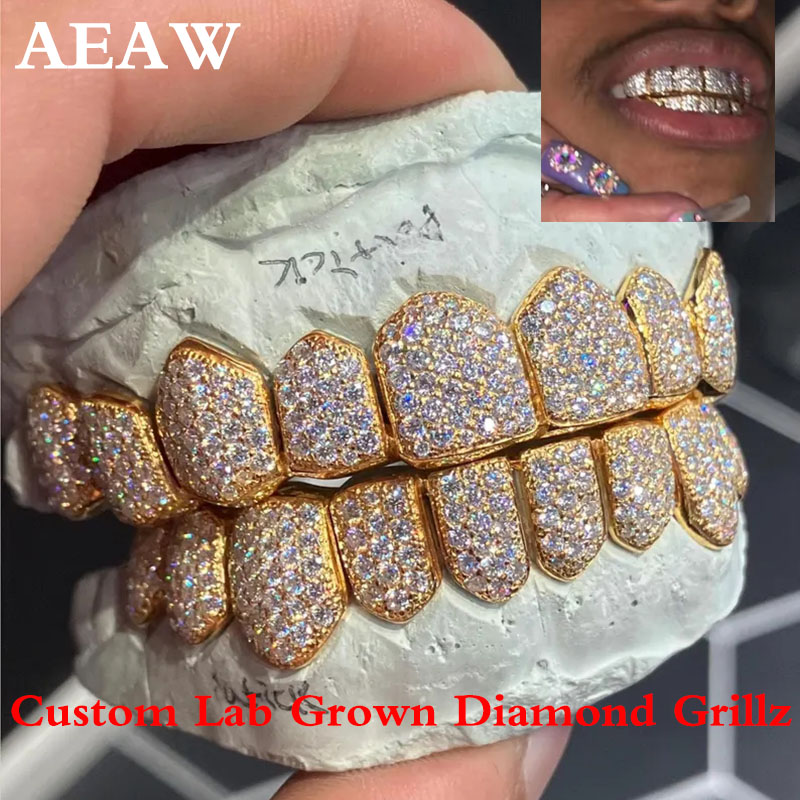 Custom Lab Diamond Hip Hop Jew - Yellow Body Jewelry บทวิจารณ์และราคา