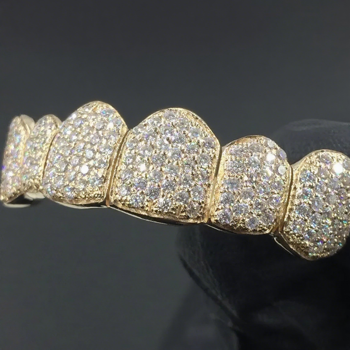 Custom Lab Diamond Hip Hop Jew - Yellow Body Jewelry บทวิจารณ์และราคา