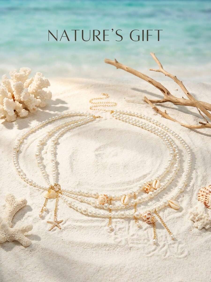 Three-layer beaded waist chain - Body Chain Jewelry บทวิจารณ์และราคา