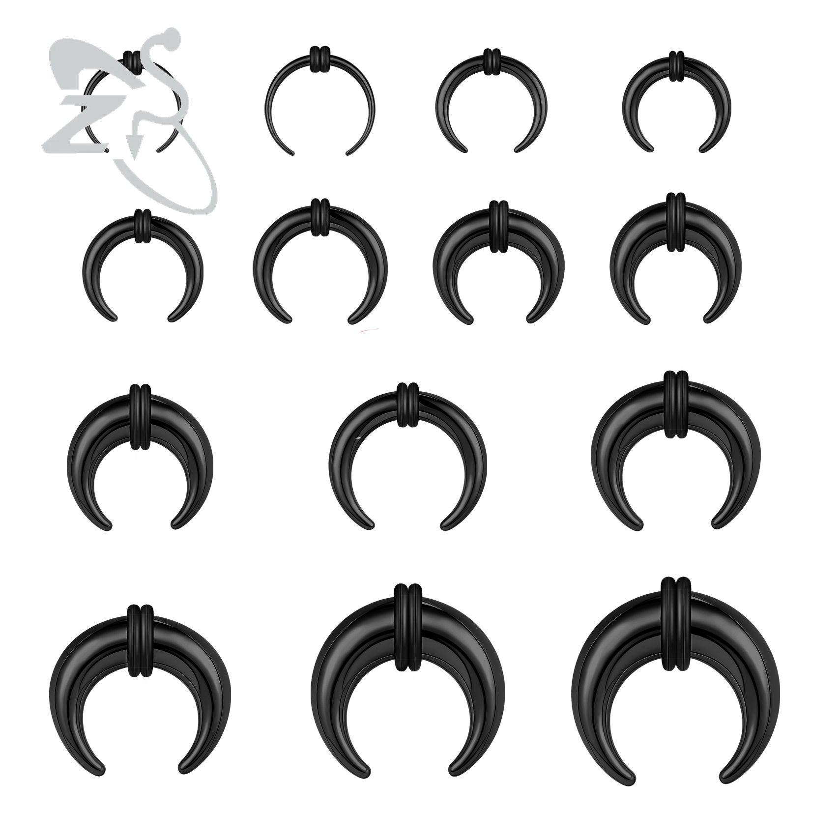ZS 1PC 2G/4G/6G Buffalo Horn N - Zs Body Jewelry บทวิจารณ์และราคา