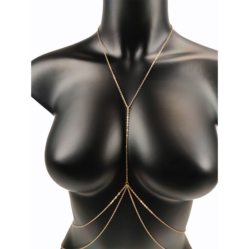 Body Jewelry Sexy Chest Chain  - Body Jewelry Luxury บทวิจารณ์และราคา