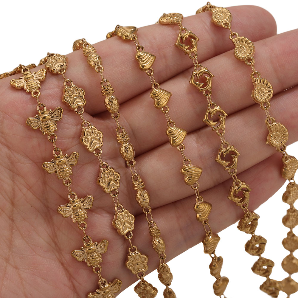 1M PVD Gold Stainless Steel He - Body Jewelry Gold บทวิจารณ์และราคา