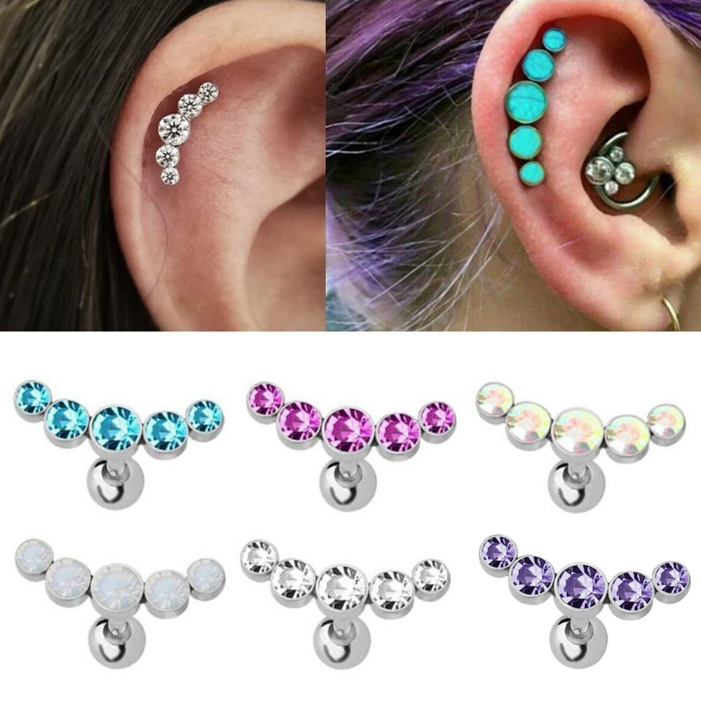 1Pcs Fashion 16G Stainless Ste - Body Jewelry And Earrings บทวิจารณ์และราคา