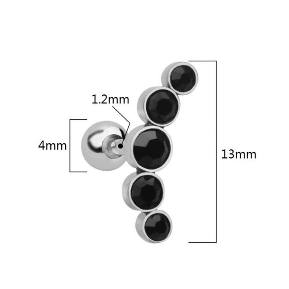 1Pcs Fashion 16G Stainless Ste - Body Jewelry And Earrings บทวิจารณ์และราคา