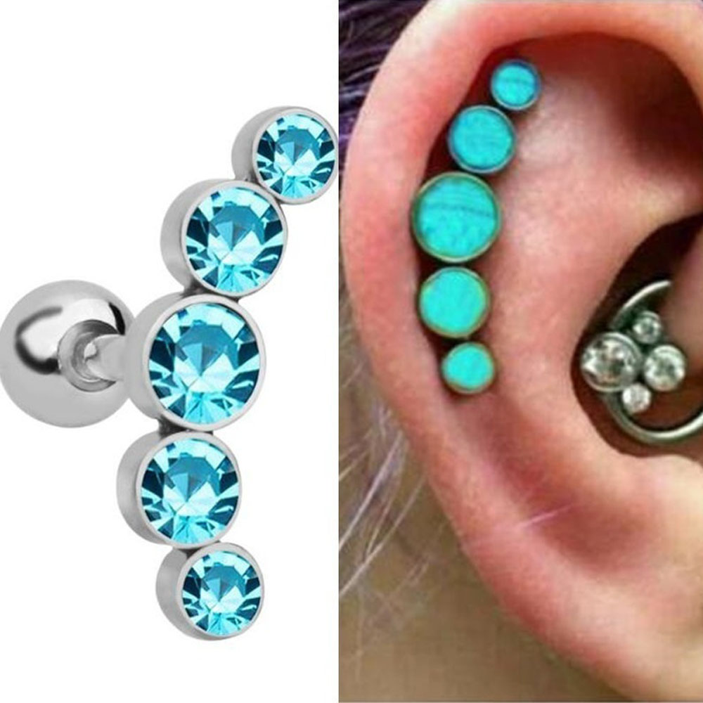 1Pcs Fashion 16G Stainless Ste - Body Jewelry And Earrings บทวิจารณ์และราคา
