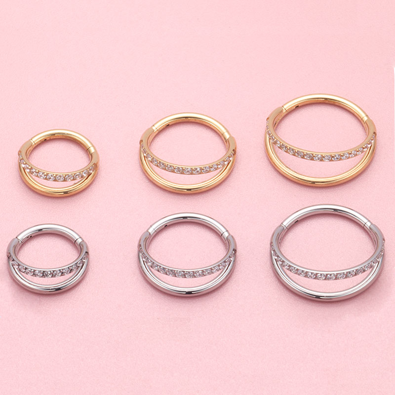 ASTM F136 Titanium 16G Moon No - Zoor Body Jewelry บทวิจารณ์และราคา