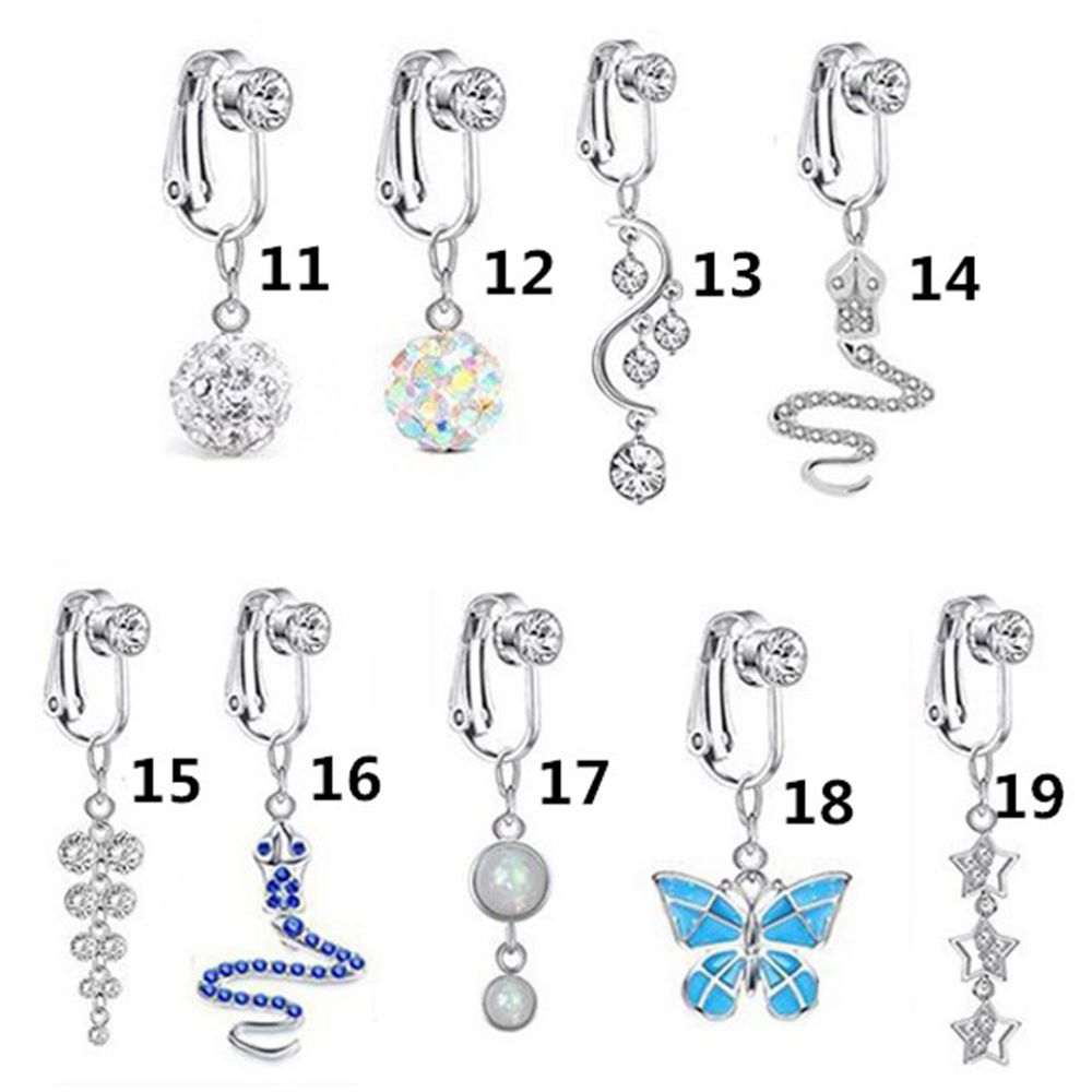 Accessories Women Clip On Earr - Body Jewelry And Earrings บทวิจารณ์และราคา