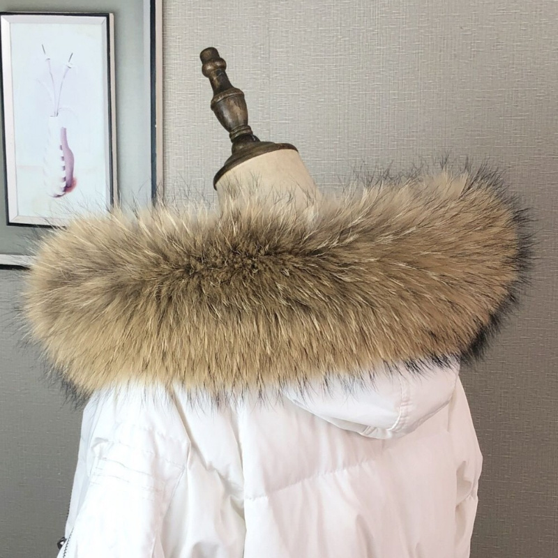 Real Fur Collar for Coat Parka - Body Jewelry Luxury บทวิจารณ์และราคา