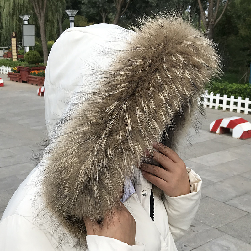 Real Fur Collar for Coat Parka - Body Jewelry Luxury บทวิจารณ์และราคา