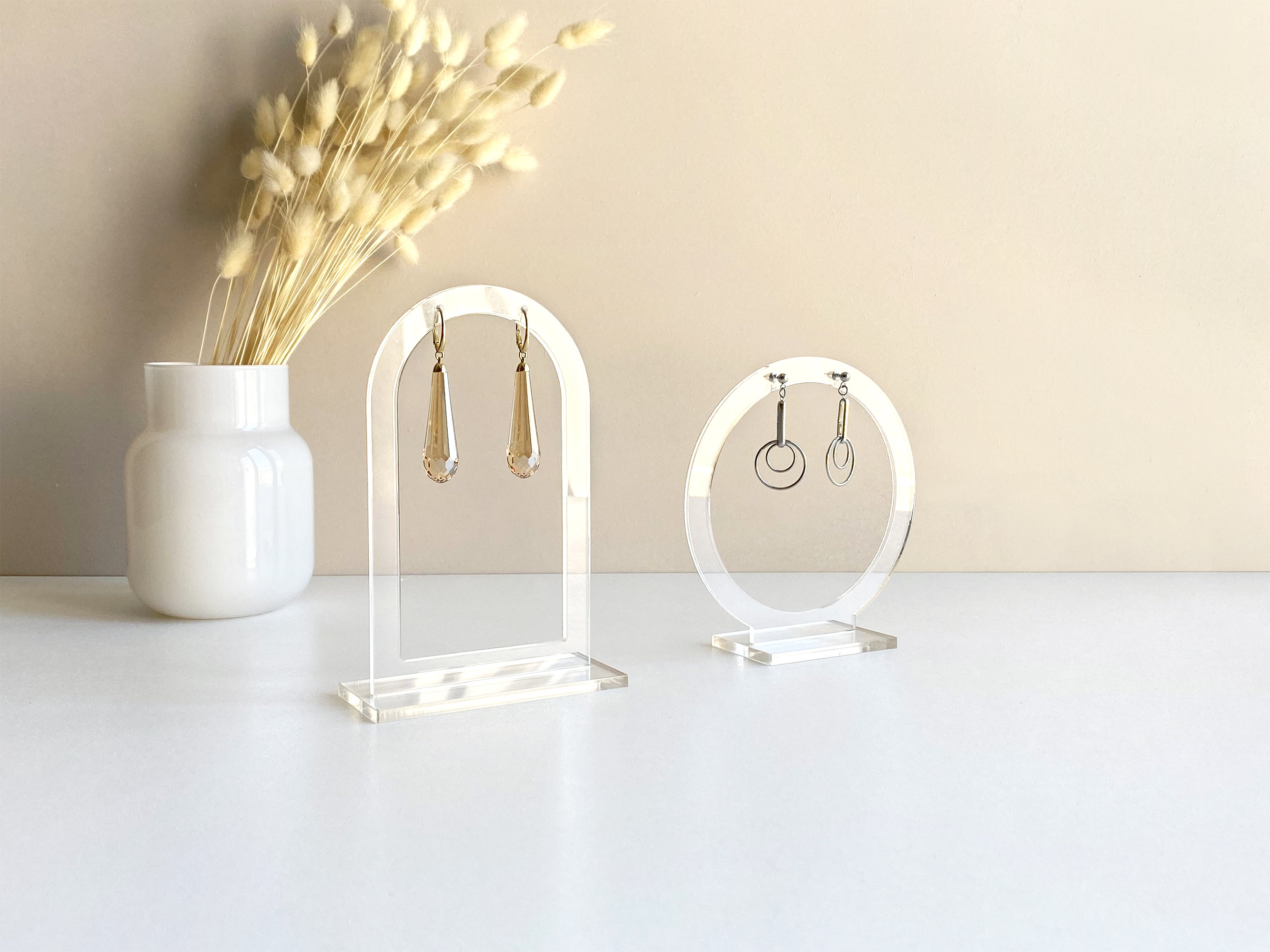 Earring Display Stand ,Clear A - Body Jewelry Display บทวิจารณ์และราคา