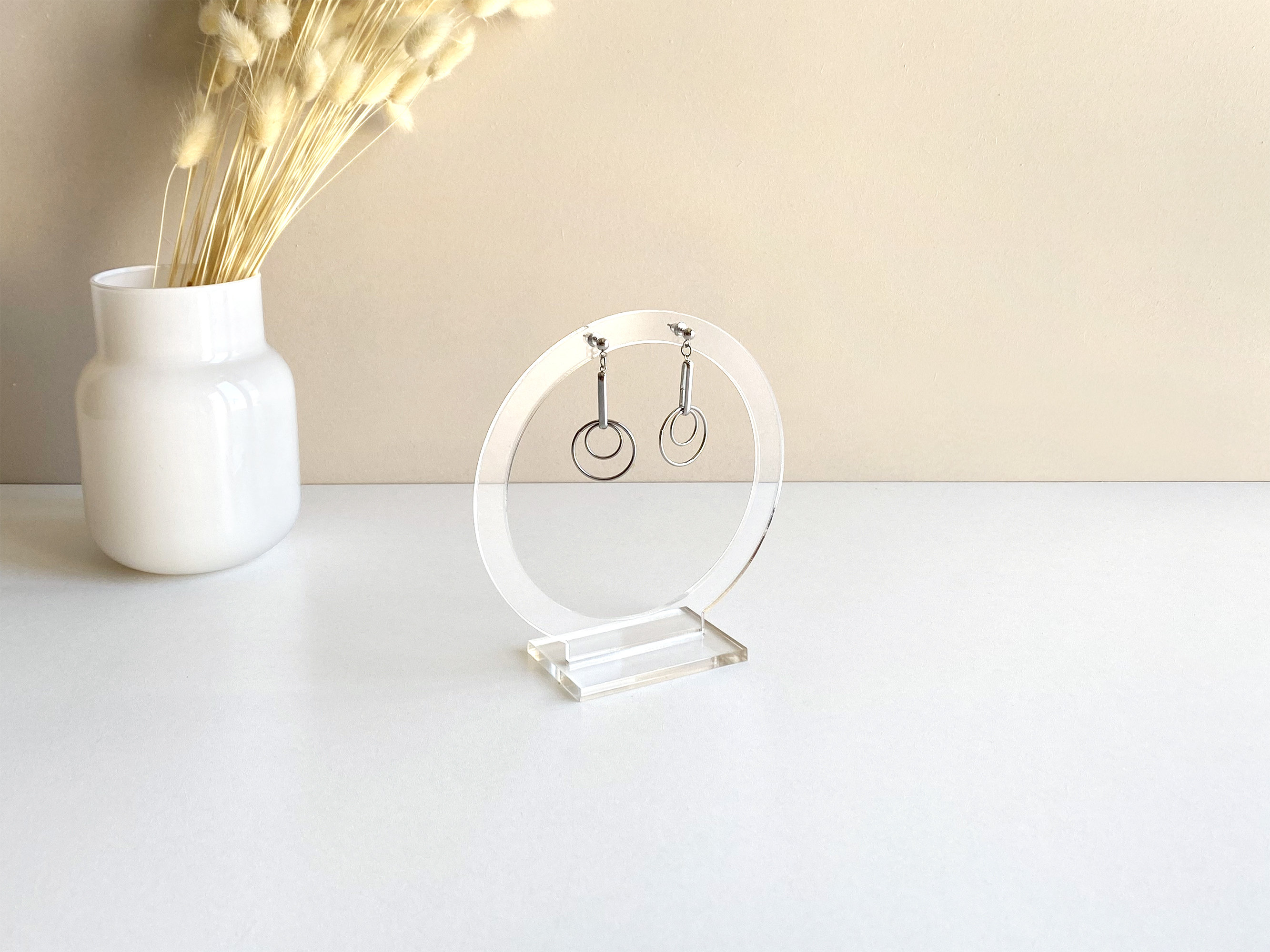 Earring Display Stand ,Clear A - Body Jewelry Display บทวิจารณ์และราคา