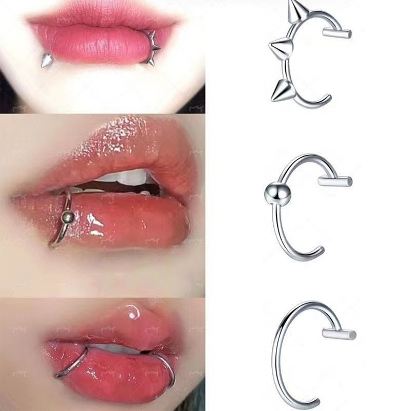 1Pc Stainless Steel Fake Nose  - Body Jewelry And Earrings บทวิจารณ์และราคา