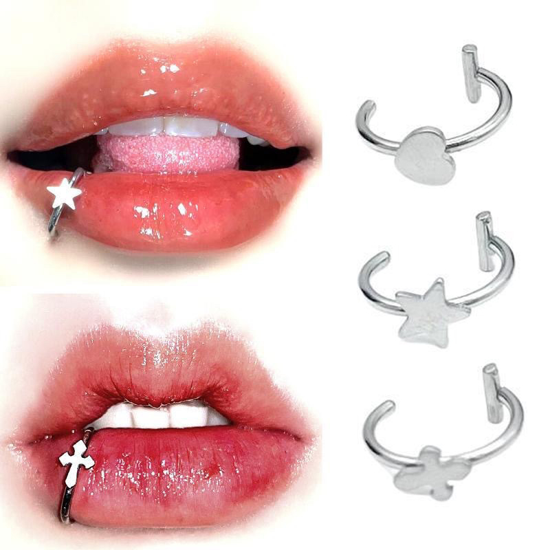 1Pc Stainless Steel Fake Nose  - Body Jewelry And Earrings บทวิจารณ์และราคา