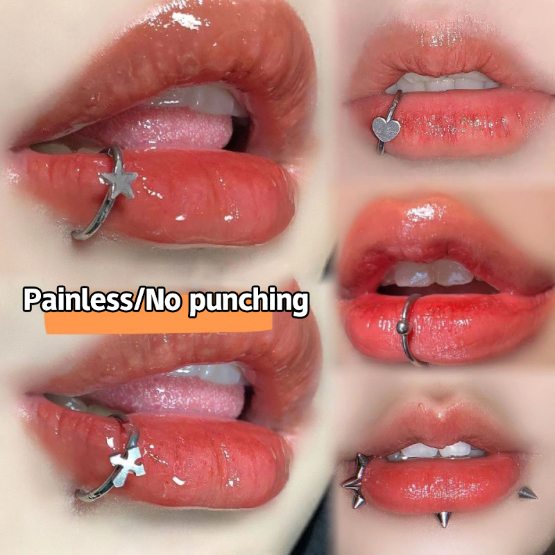 1Pc Stainless Steel Fake Nose  - Body Jewelry And Earrings บทวิจารณ์และราคา
