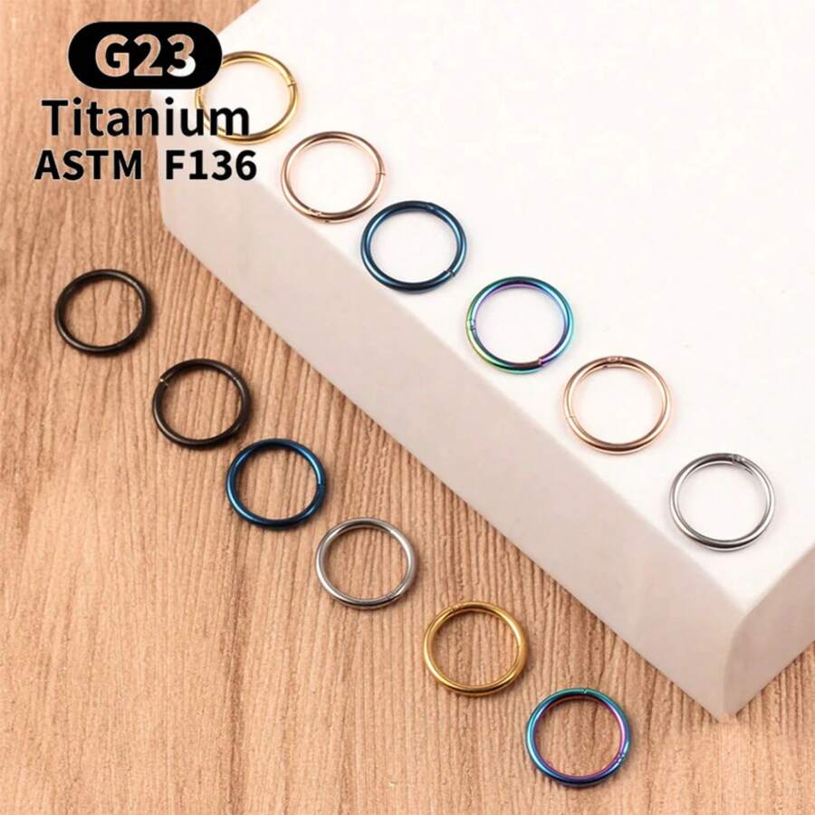G23 Titanium Small Circle Nose - Body Jewelry And Earrings บทวิจารณ์และราคา