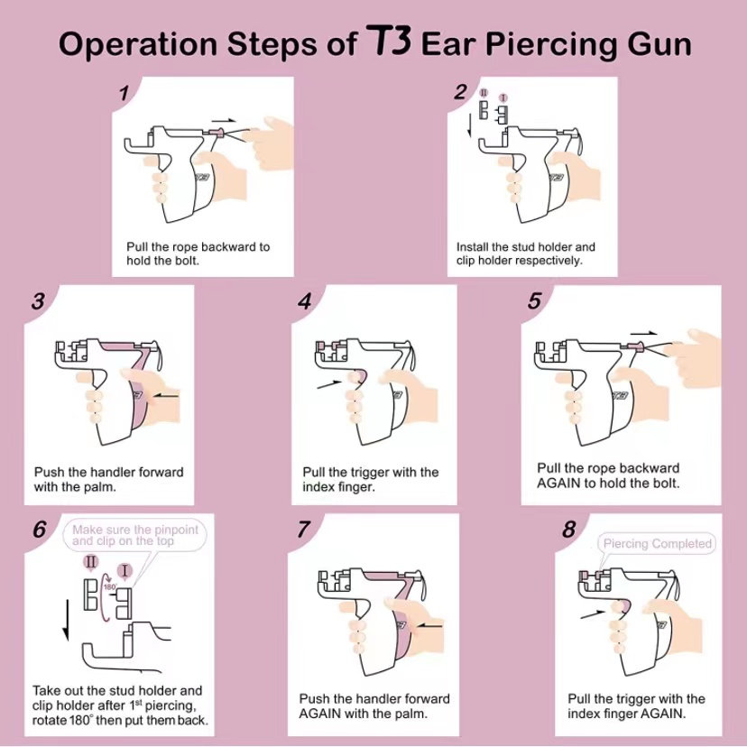 T3 Ear Piercing Gun Kit Asepti - Body Jewelry Store บทวิจารณ์และราคา
