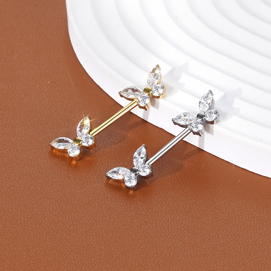1Pc G23 Titanium Nipple Ring S - Zoor Body Jewelry บทวิจารณ์และราคา
