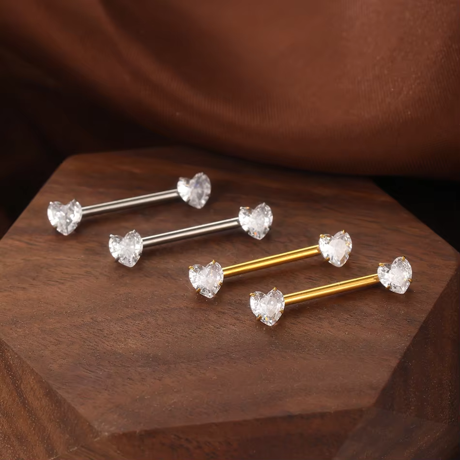 1Pc G23 Titanium Nipple Ring S - Zoor Body Jewelry บทวิจารณ์และราคา