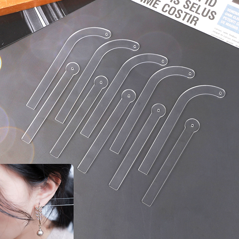 1/5Pcs Clear Acrylic Earring D - Body Jewelry Display บทวิจารณ์และราคา