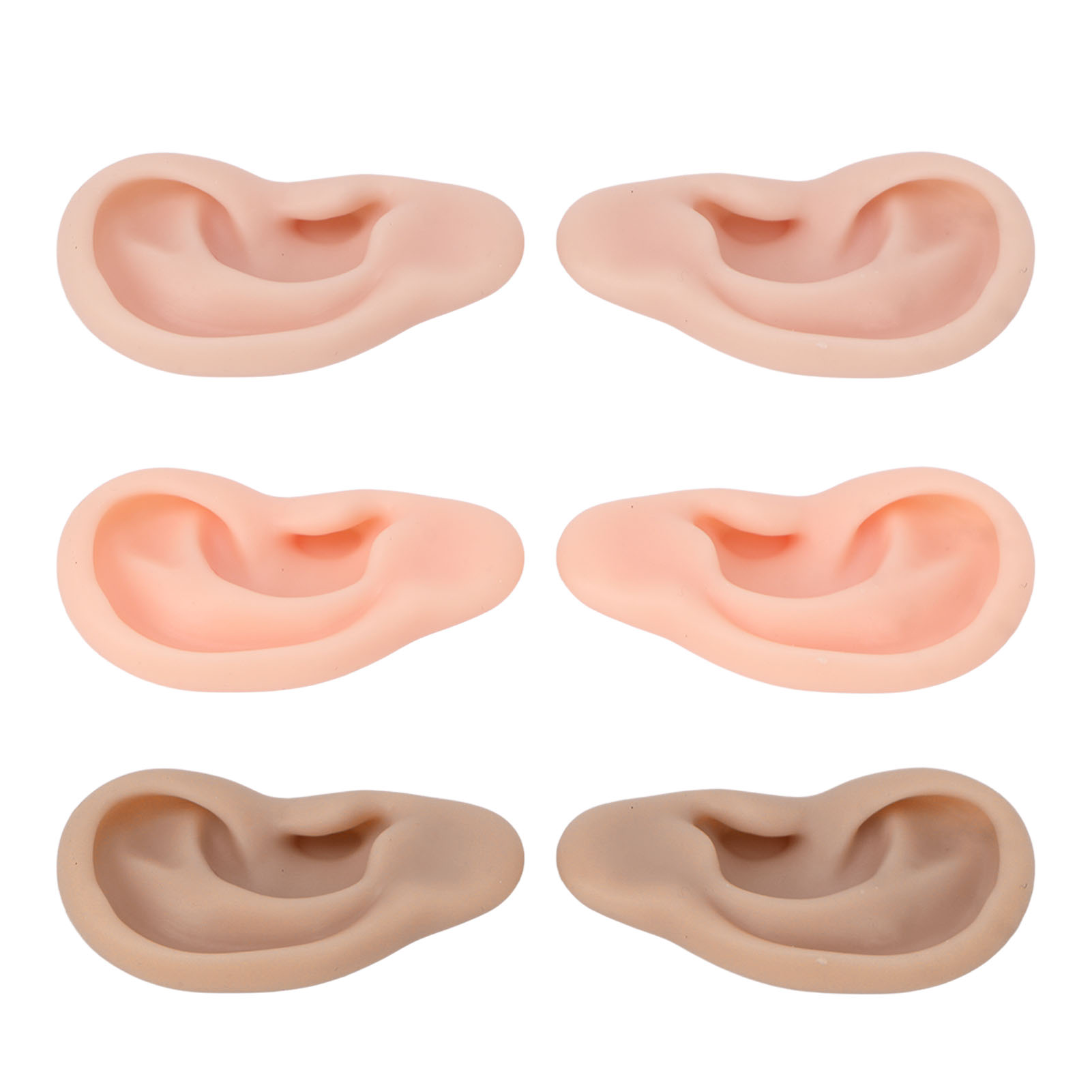Silicone Human Ear Model 1 Pai - Body Jewelry Display บทวิจารณ์และราคา