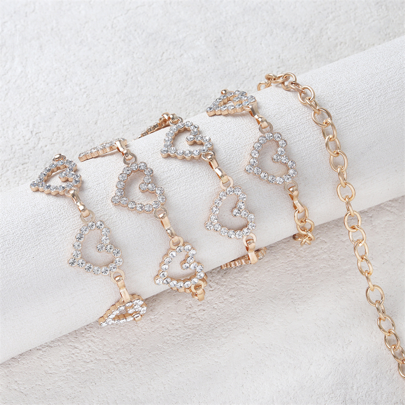 Fashion Rhinestone Heart Waist - Body Jewelry Ends บทวิจารณ์และราคา