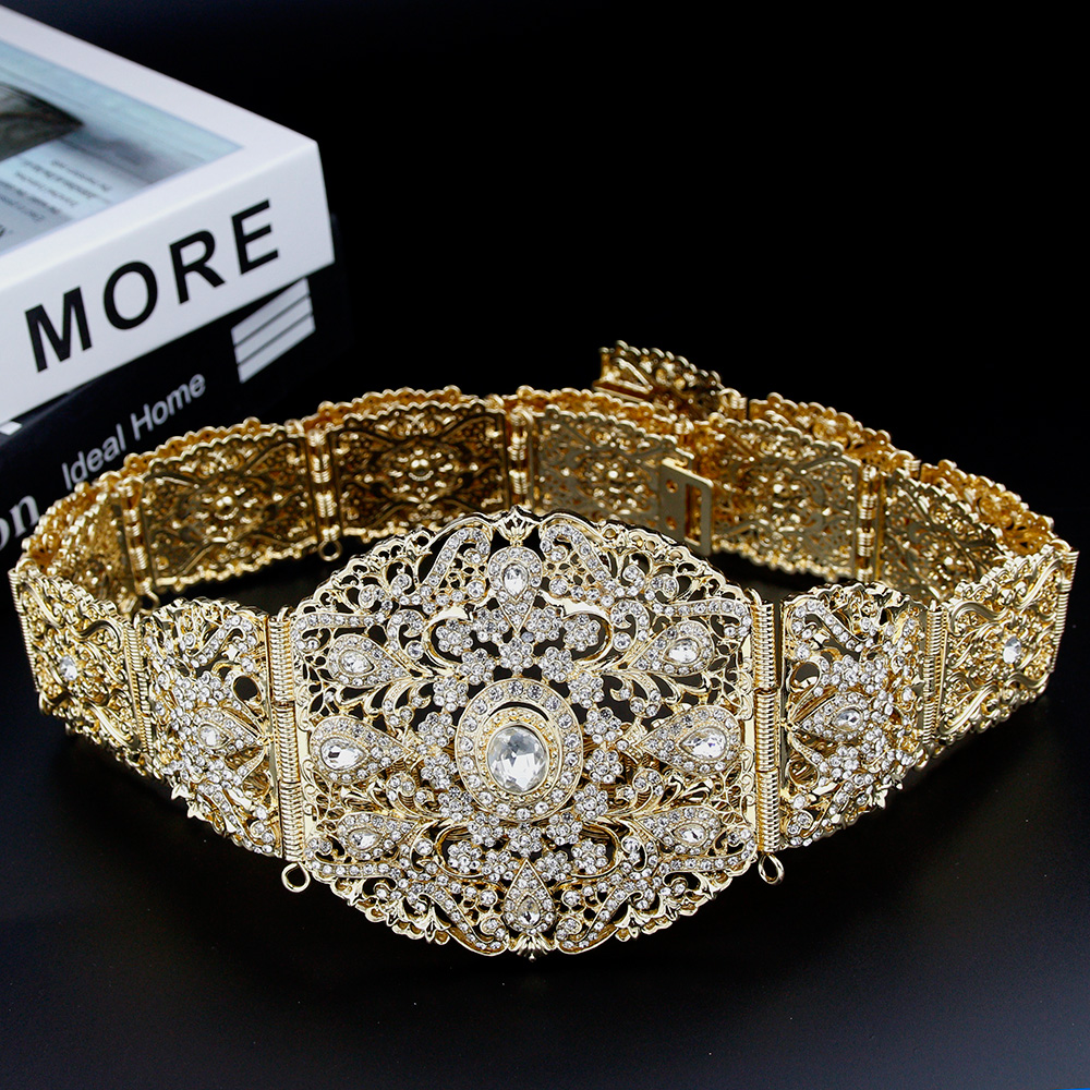 Sunspicems Wide Morocco Belt F - Body Jewelry Gold บทวิจารณ์และราคา