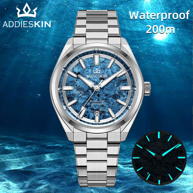 ADDIESDIVE Luxury Watch Sapphi - Body Jewelry Titanium บทวิจารณ์และราคา