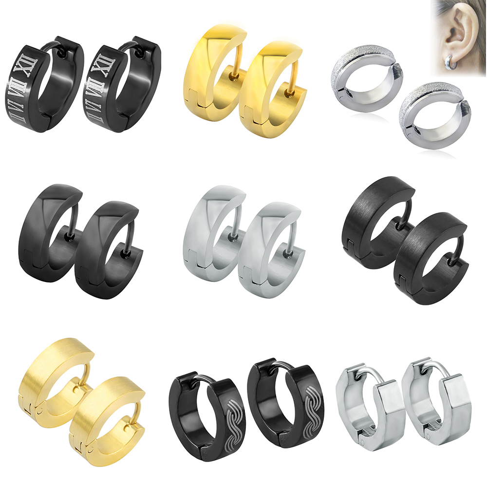 ZS Kpop Hoop Earrings for Wome - Zs Body Jewelry บทวิจารณ์และราคา