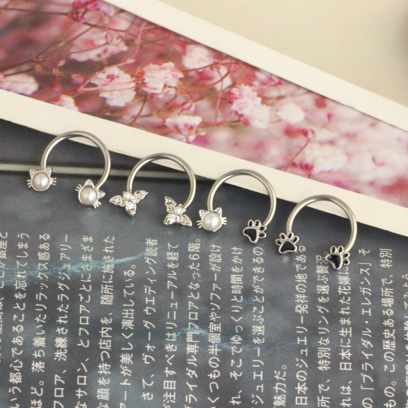 16G Septum Ring Daith Piercing - Body Jewelry And Earrings บทวิจารณ์และราคา