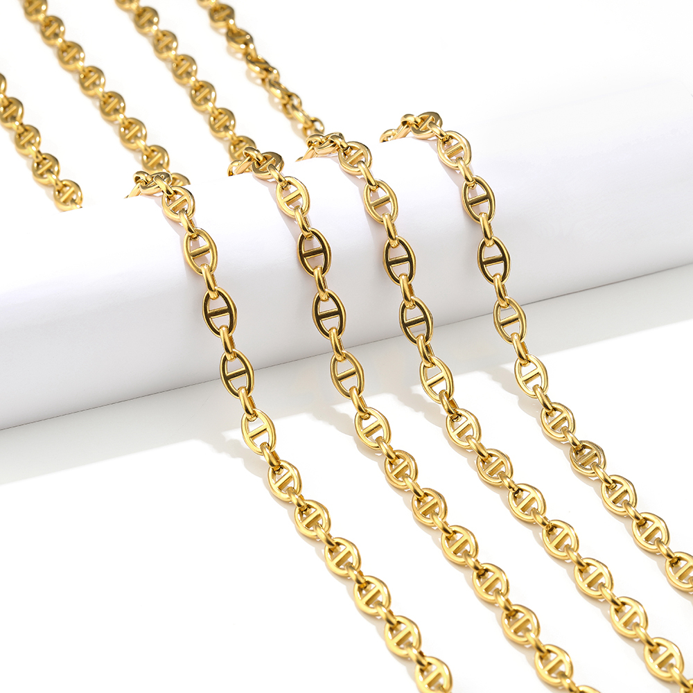1 Meter Stainless Steel Coffee - Body Chain Jewelry บทวิจารณ์และราคา