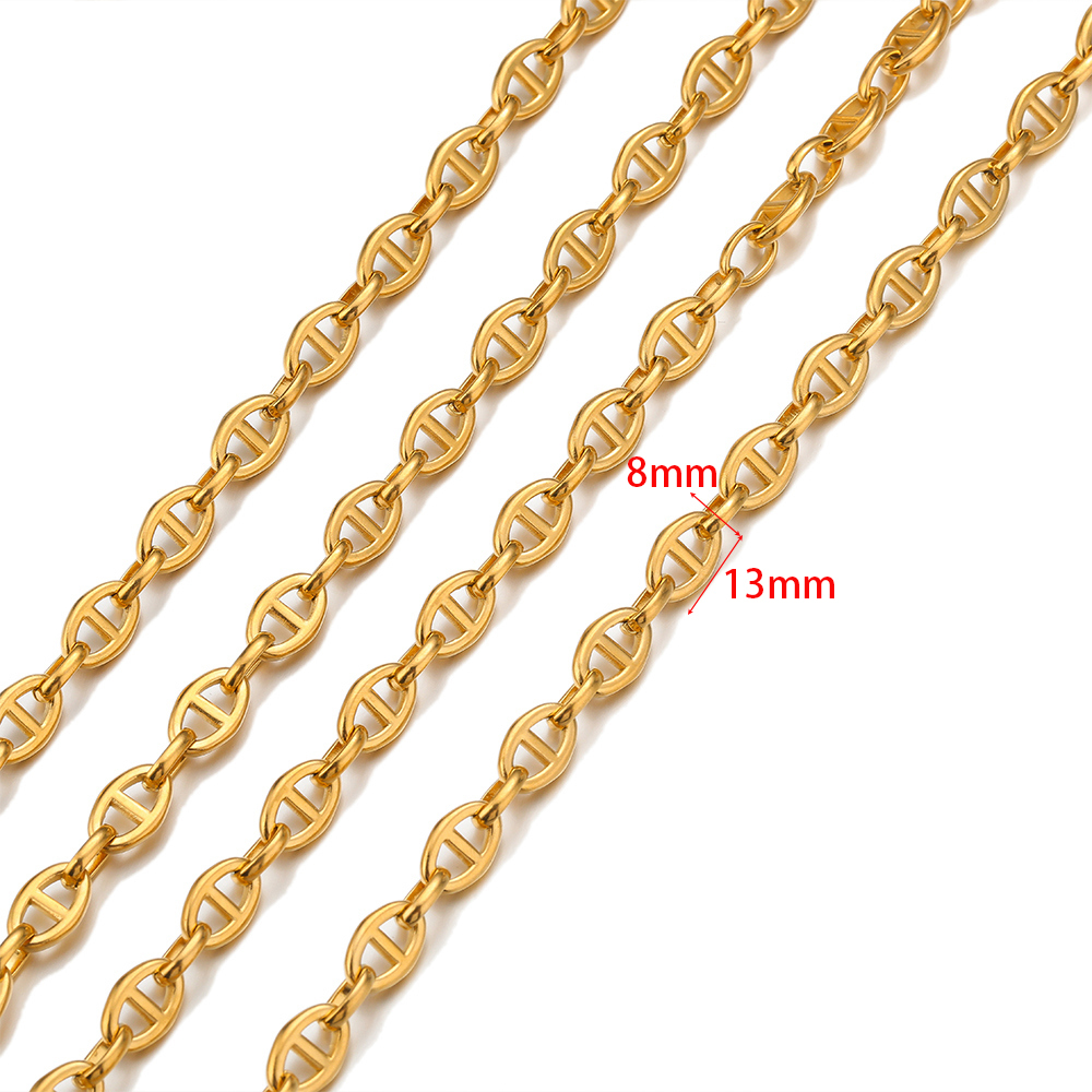 1 Meter Stainless Steel Coffee - Body Chain Jewelry บทวิจารณ์และราคา