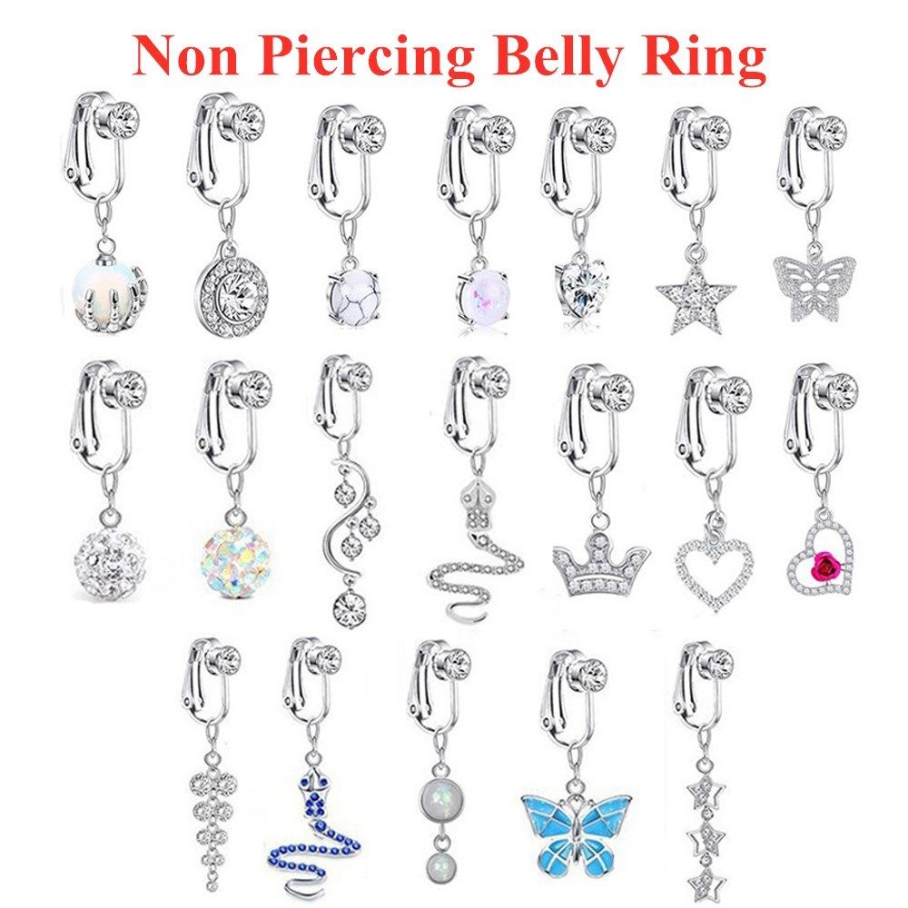 Beach Accessories Non Piercing - Body Jewelry And Earrings บทวิจารณ์และราคา