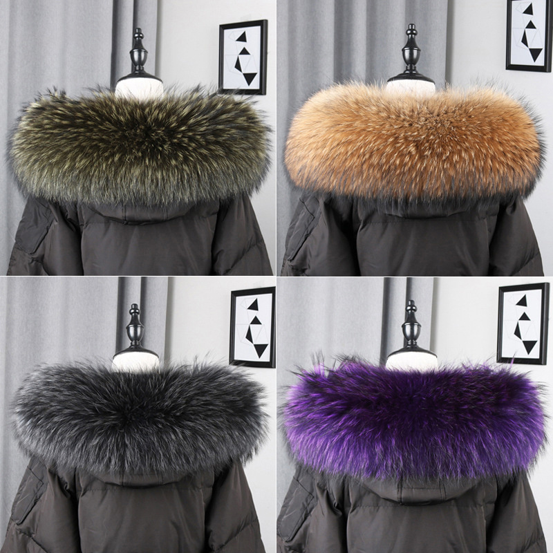 100% Real Fur Collar Coat Wint - Body Jewelry Luxury บทวิจารณ์และราคา