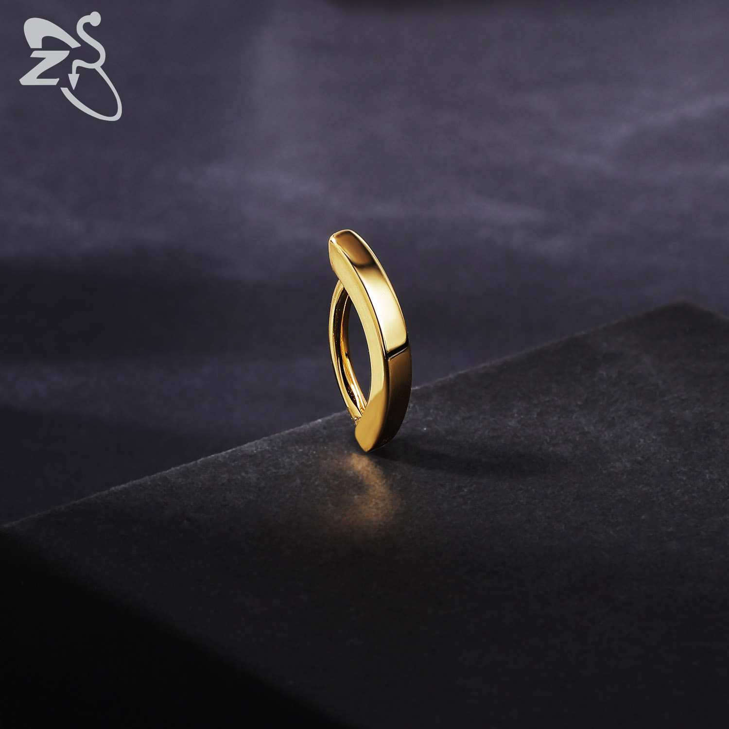 ZS 1 PC Gold Color 14K 925 Sil - Zs Body Jewelry บทวิจารณ์และราคา