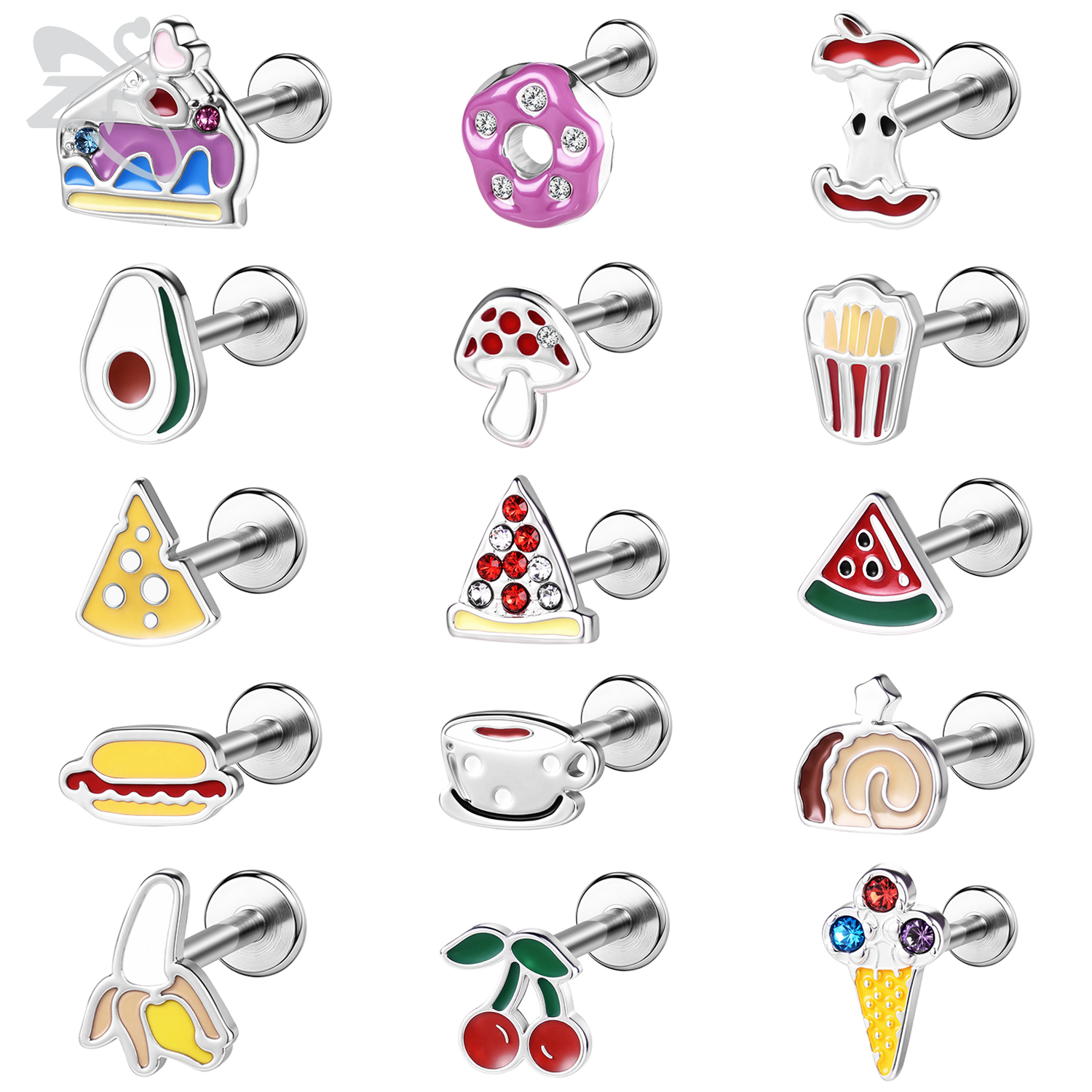 ZS 1 PC 16G/18G Stainless Stee - Zs Body Jewelry บทวิจารณ์และราคา