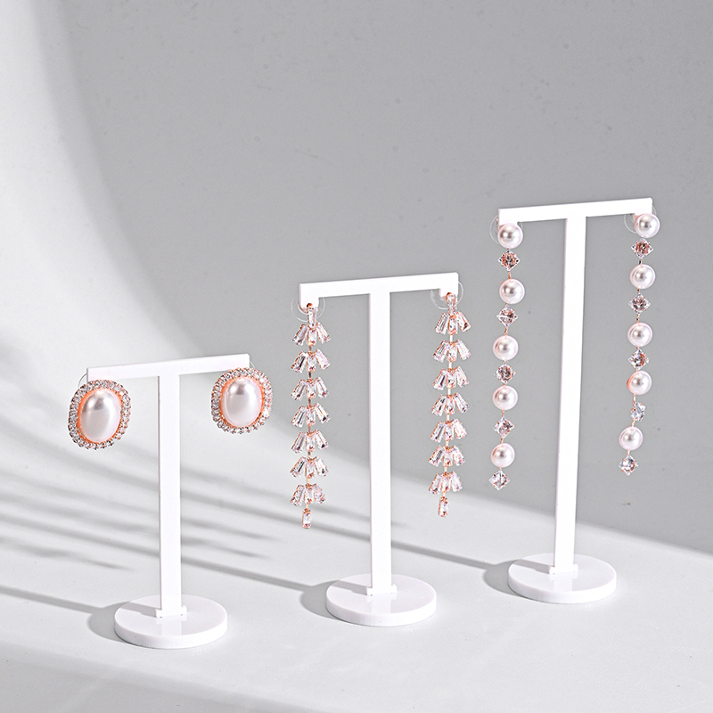 6pcs Acrylic Black/White T Sha - Body Jewelry Display บทวิจารณ์และราคา