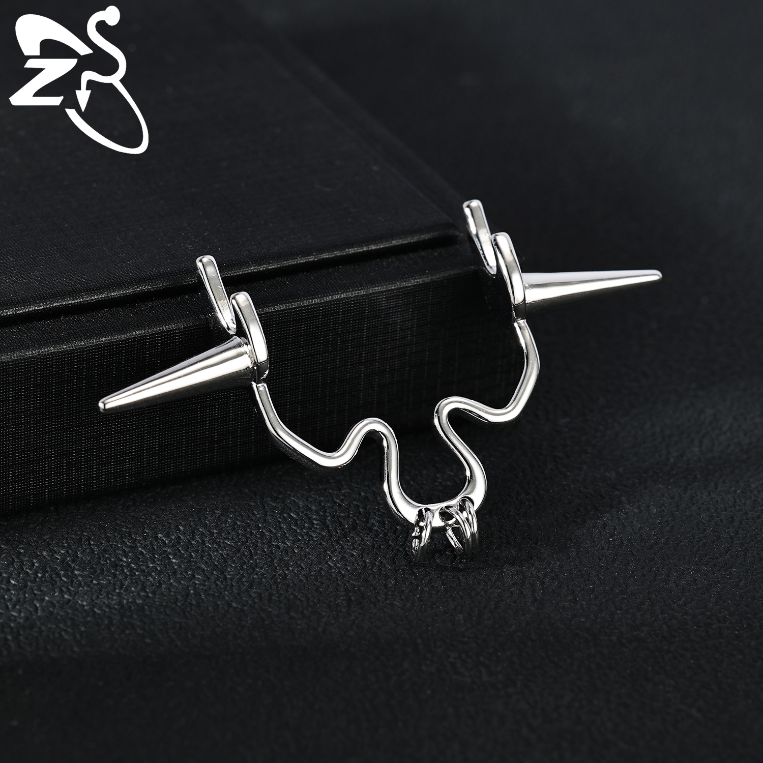 ZS 1 Piece Punk Stlye Fake Sep - Zs Body Jewelry บทวิจารณ์และราคา